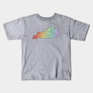 Kentucky Pride Rainbow - Light Kids T-Shirt